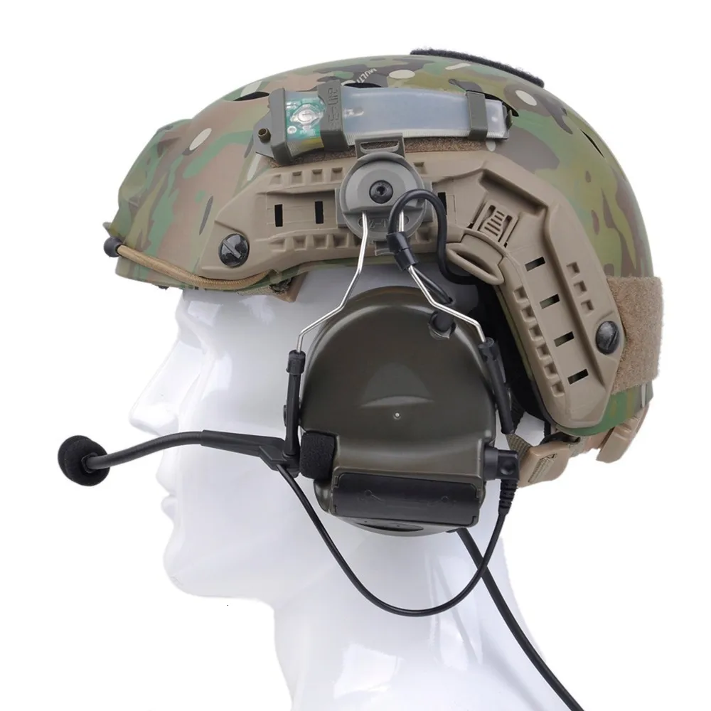 Z-tactical Z Tactical Softair авиационная гарнитура для наушников Comtac II Гарнитура для быстрого шлема и шлема Peltor Rail Adapter Set