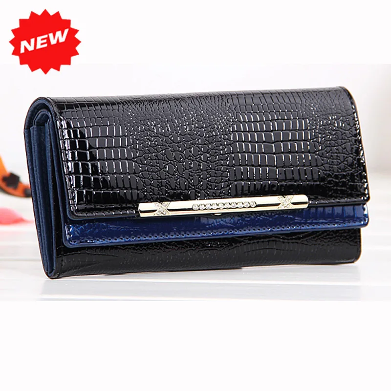 Высококачественные женские длинные кошельки дневной клатч Новые Вечерние Сумки