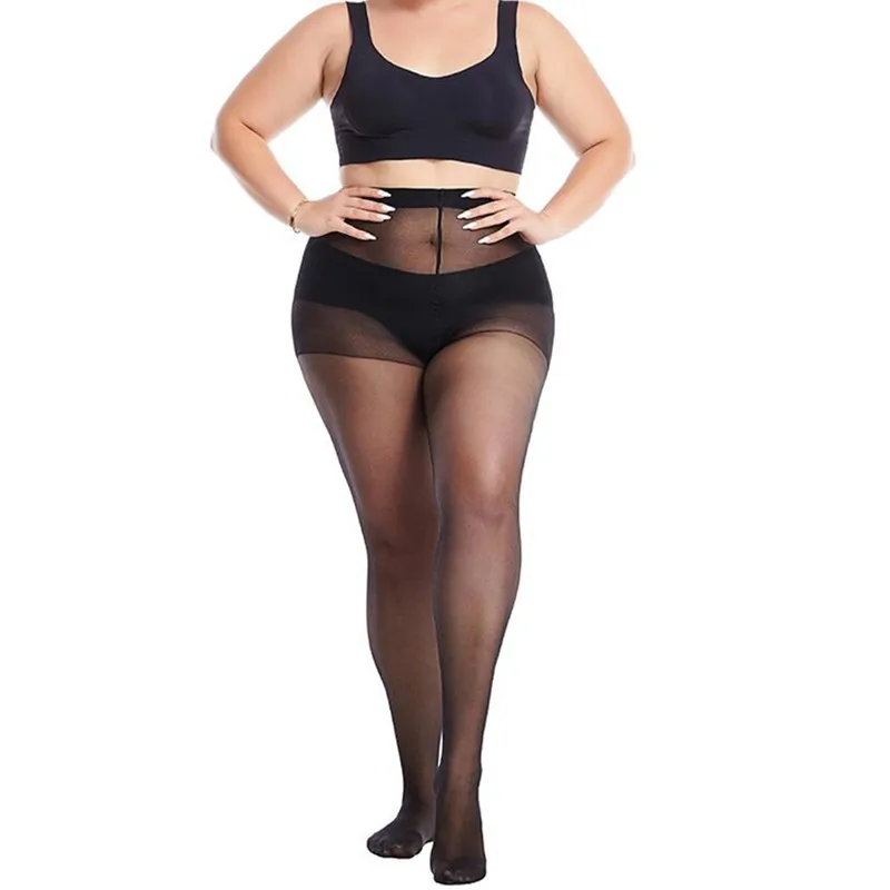 10 Pcs/Pack 40D Plus Size Women Sexy Pantyhose Elasticity Women's Collant Tights Femme Sexy 40D Sheer Pantyhose
