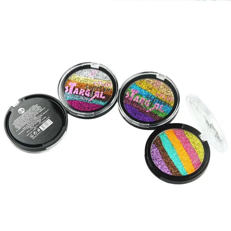 Макияж Bling водонепроницаемый алмазные тени для век Блеск мерцающие порошок