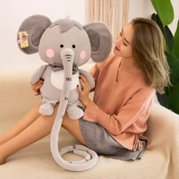 new cute proboscis elephant pillow plush toy fashion creative cartoon doll comfort doll children holiday birthday exquisite gift