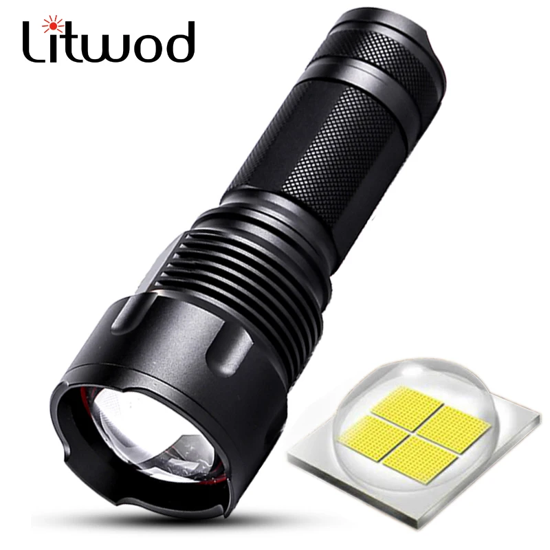 Litwod Z40 1006 CREE XHP70 XHP50 XM L2 U3 L T6 Мощность Фул светодиодный фонарик 26650 18650 14500 АА