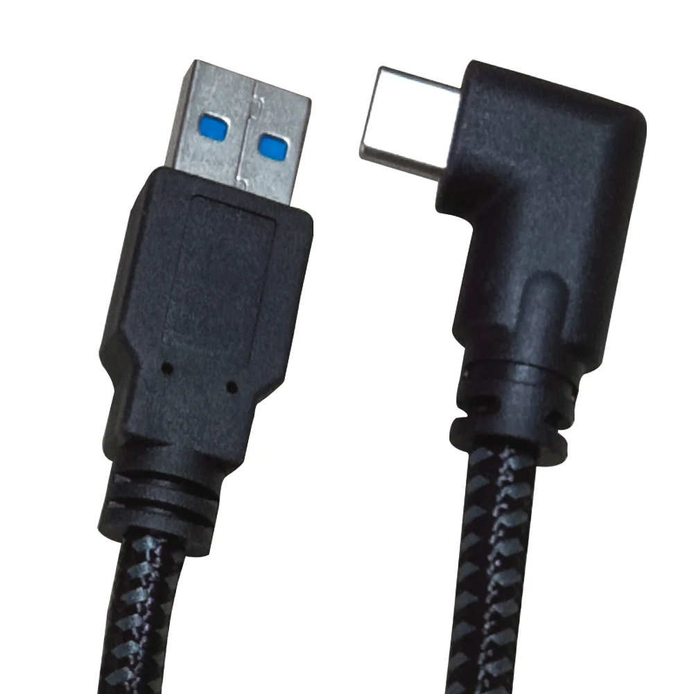 

Gaming PC Plug And Play Right Angle 3A USB C 3.2 Gen1 10ft 16ft Fast Charging Link Cable Data Transfer For Oculus Quest 2