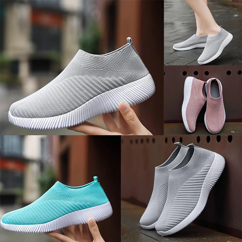 

New high quality wholesale moms shoes flying socks womens shoes cross border leisure soled sports shoes elderly shoes 31