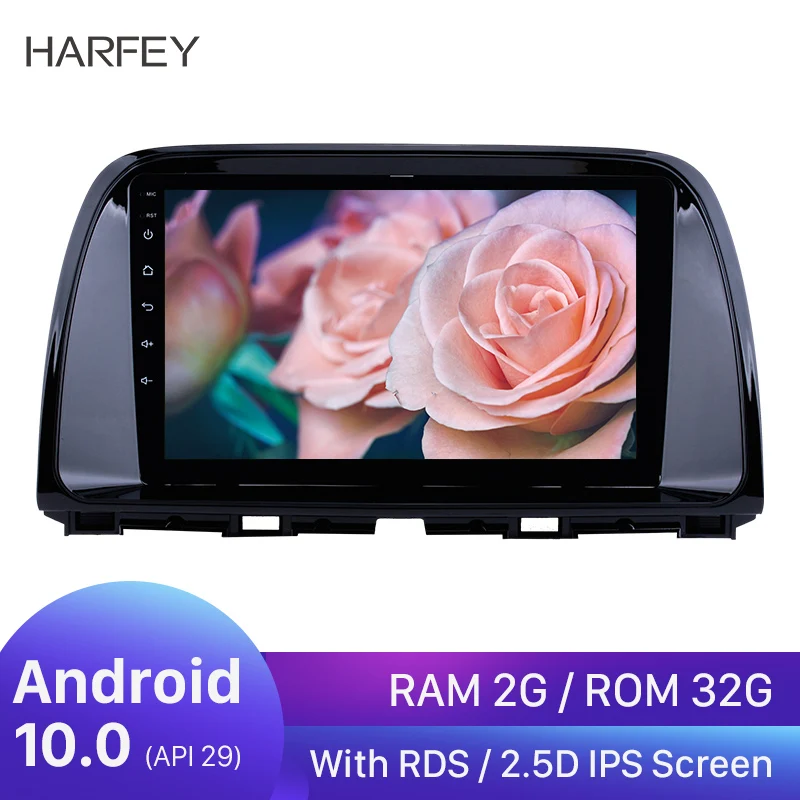 Автомагнитола Harfey 2Din на Android 10 0 9 дюймов для 2012 2013 2014 2015 Mazda сенсорный экран