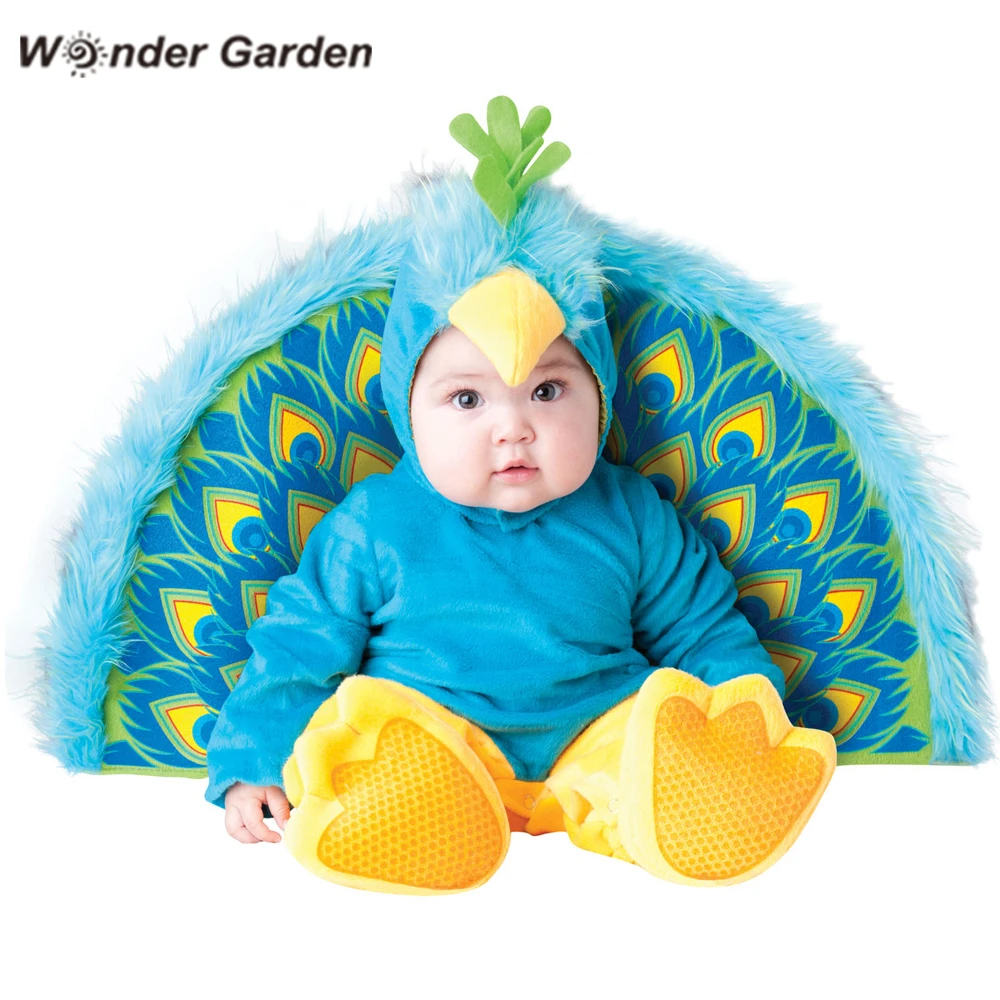 Wonder Garden/карнавальный костюм на Хэллоуин с изображением павлина для маленьких