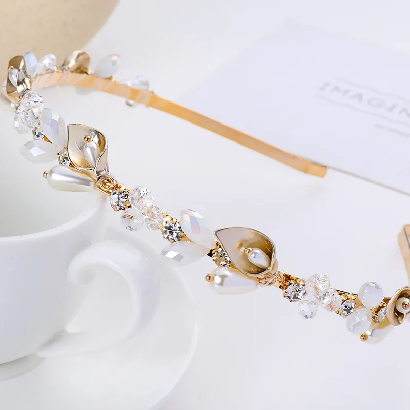 

New Women Elegant Full Pearls Hairbands Lady Headband Hair Hoops Holder Ornament Headwear Fashion Hair Accessories 05
