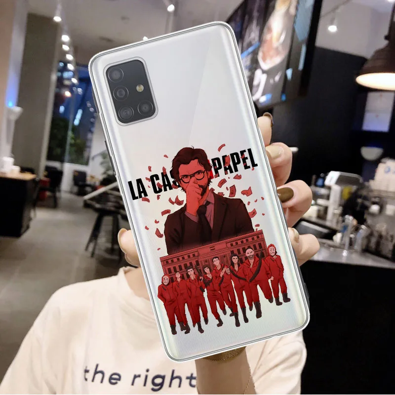 Чехол для телефона мягкий силиконовый чехол с испанским TV La Casa de papel Samsung Galaxys S6 S7