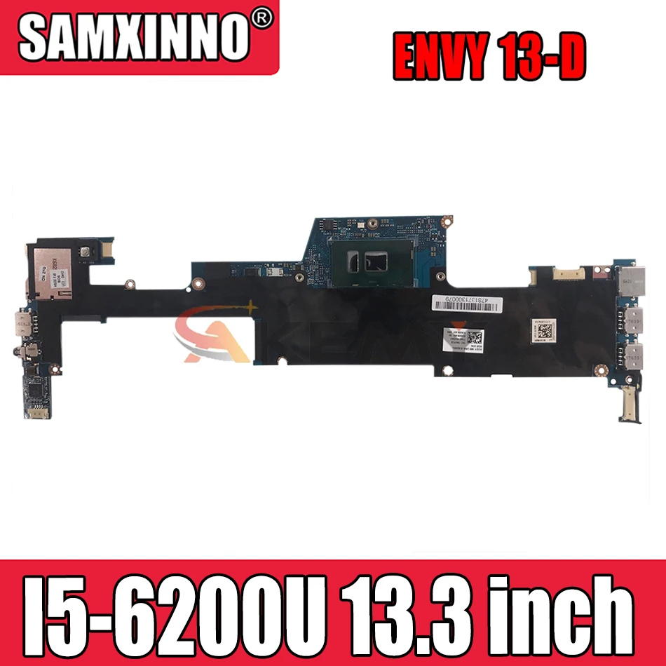 

Akemy для HP ENVY 13-D 13-D023TU 13-D024TU Материнская плата ноутбука 829313-001 аккумулятор большой емкости ASE30 LA-C482P SR2EY I5-6200U 13,3 дюймов
