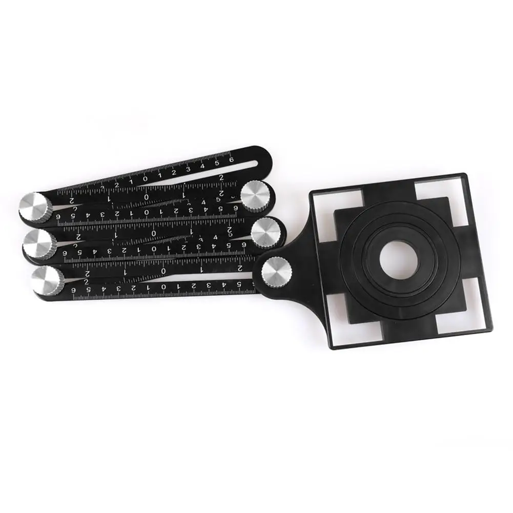 6 складных линейки алюминиевая плитка из сплава открывающийся локатор грязевая