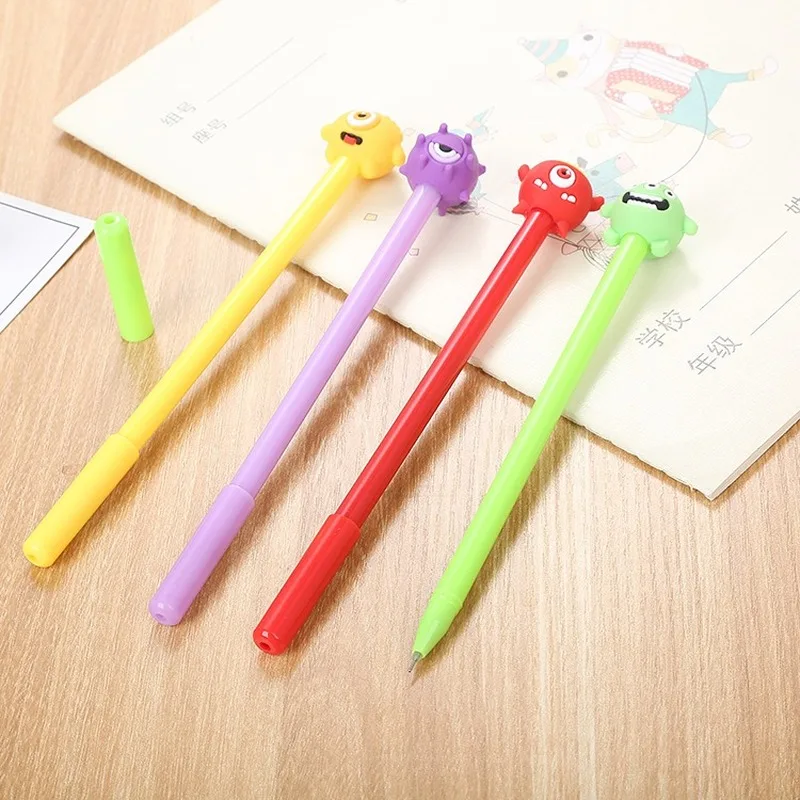20 PCs Gel Pens Set Creative Stationery Student Neutral Pen Cute Cartoon Water Pen School Office Supplies Pen Wholesale