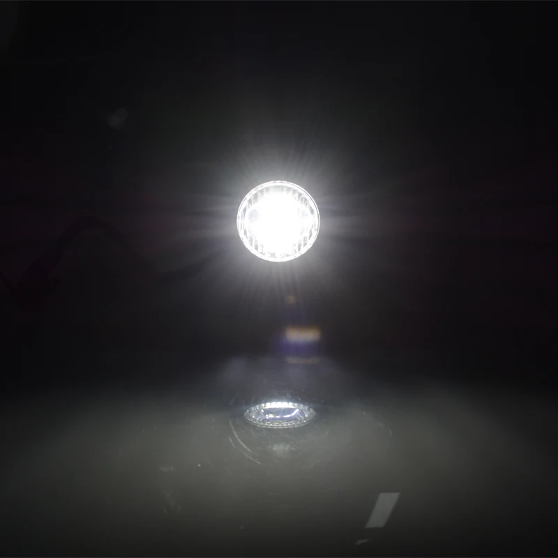 

CE Recognized2 Pcs Motorcycle Led Fog Lamp 40W black LED Auxiliary Fog Passing Light for Motorcycle Led Lights