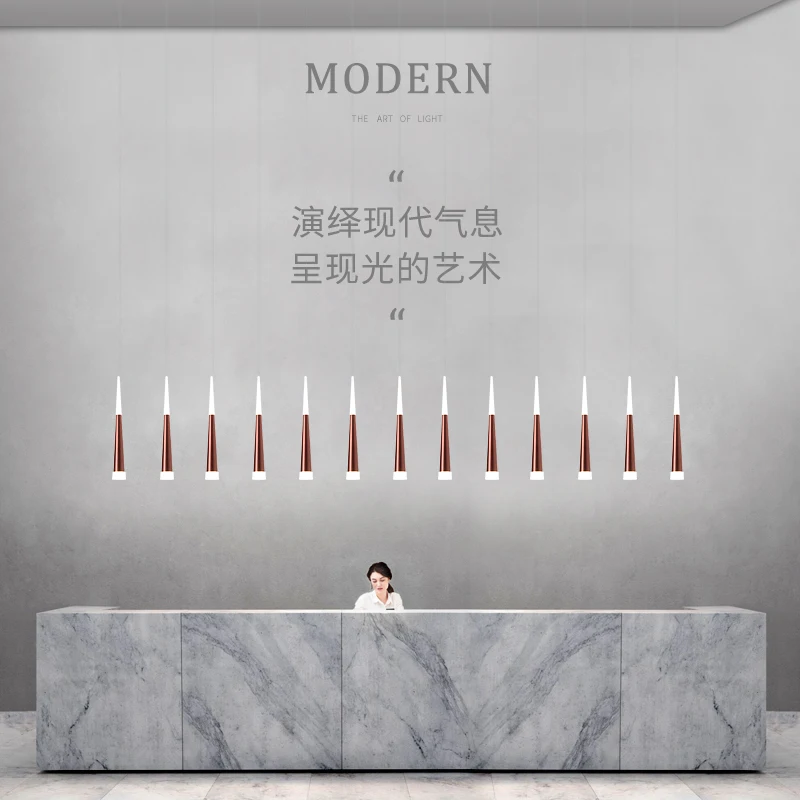 Современный светодиодный подвесной светильник кухонная металлическая