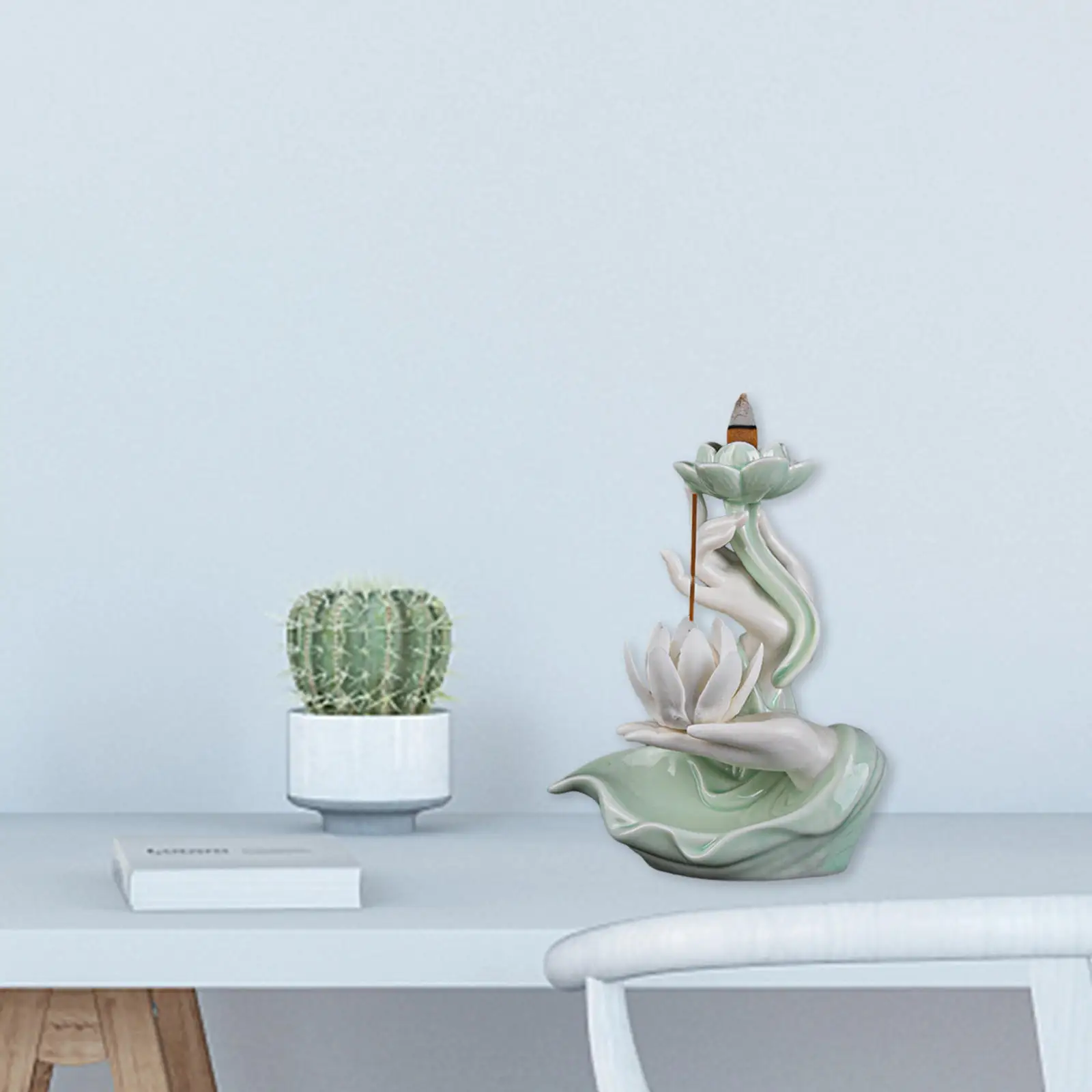 

Керамическая курильница для благовоний Zisha с обратным потоком, Каскадный водопад, 3 шт.