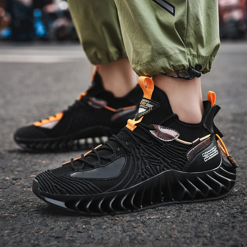 

New Sneakers Men's Running Sport Shoes Air Cushioning Jogging Shoes Male Athletics Marathon Racing Shoes Gym Training Sneakers