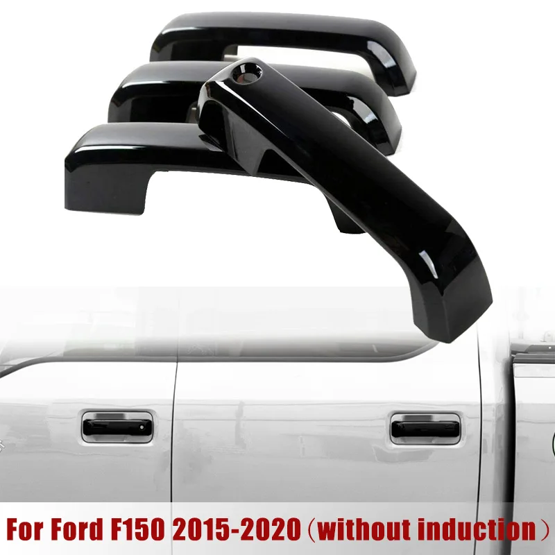 

Car Exterior Side Door Handle Covers Shell Decoration for Ford F150 2015-2020 (without heat induction hole) Outer Accessories