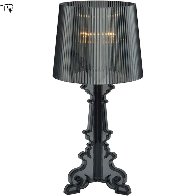 Итальянский дизайн настольные лампы Kartell burgie акриловые светодиодные E14