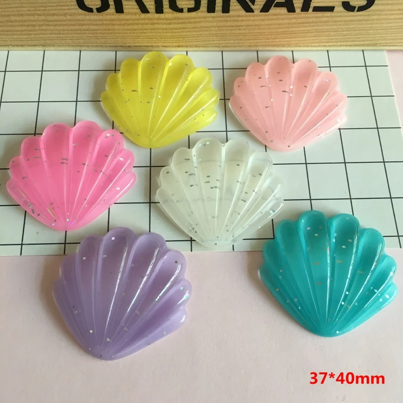 New Arrival Resin Adorable Colorful Starfish & Shell for Crafts Making Scrapbooking DIY Hair Bow Center | Дом и сад