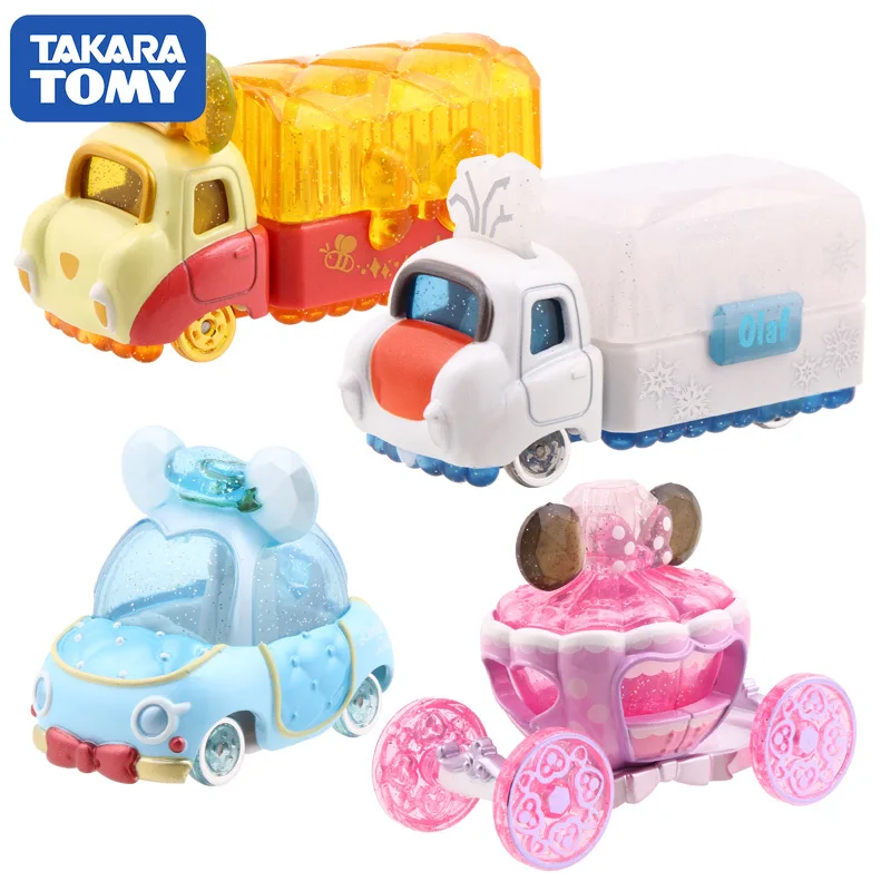 

Tomy Tomica Disney Winnie the Pooh Minnie Olaf Metal Diecast Car Model Peripherals Collectabl Series Kid Toys Gift Boy Birthday
