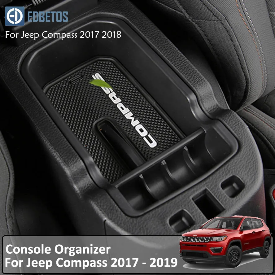 Подлокотник для хранения перчаток для Jeep Compass- Jeep Renegade- центральная консоль Органайзер лоток интерьерные аксессуары