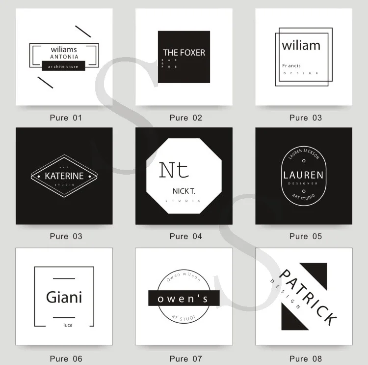 100 штук индивидуальная Милая черно-белая упаковка материалы для этикетки