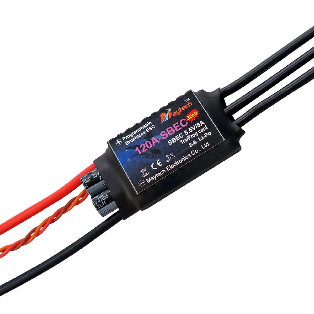 Maytech MT120A-SBEC-FP32 120A ESC Регулятор скорости двигатель постоянного тока Pwm для