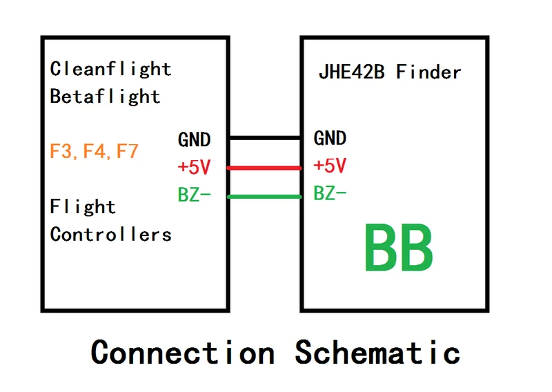 23x17x17mm jhemcu jhe42b finder 5v 110db светодиодный дрон з