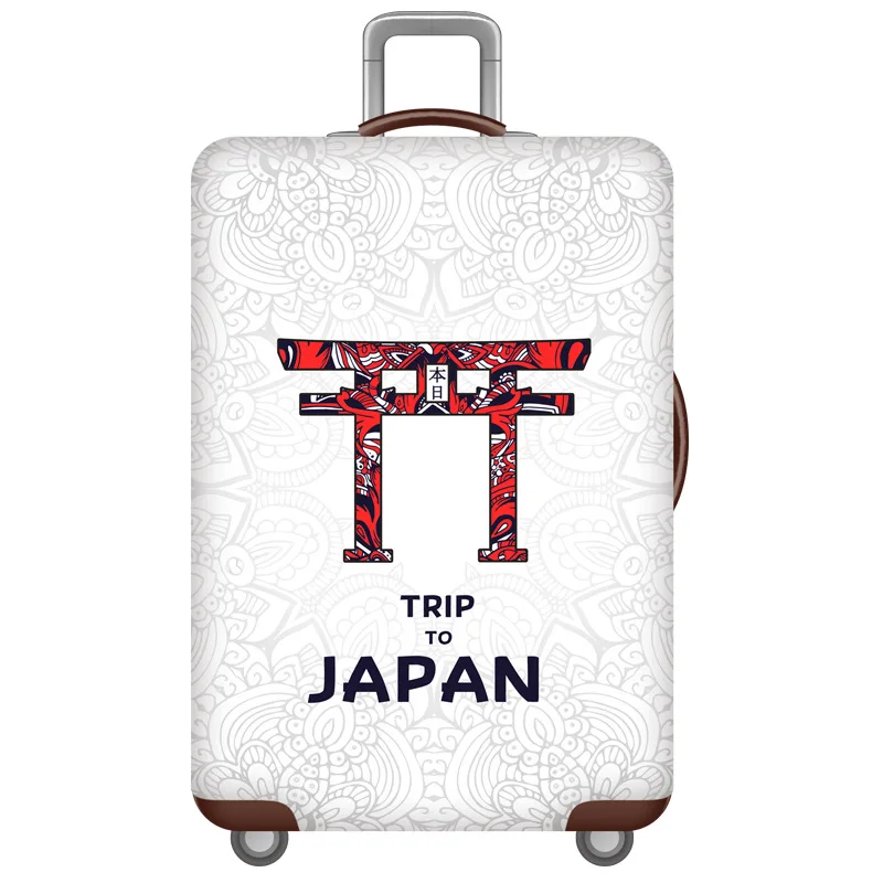 1 Luggage Box Elastic Protective Cover Travel Accessories For Travel Trolley Dust Cover 18-32 inch Thicken Luggage Protective Cove - Цвет: 1