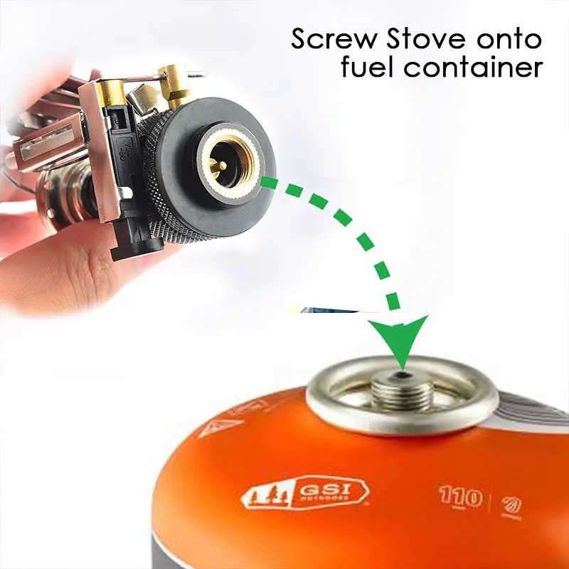 Мини печи для кемпинга из титанового сплава уличные газовые выживания пикника