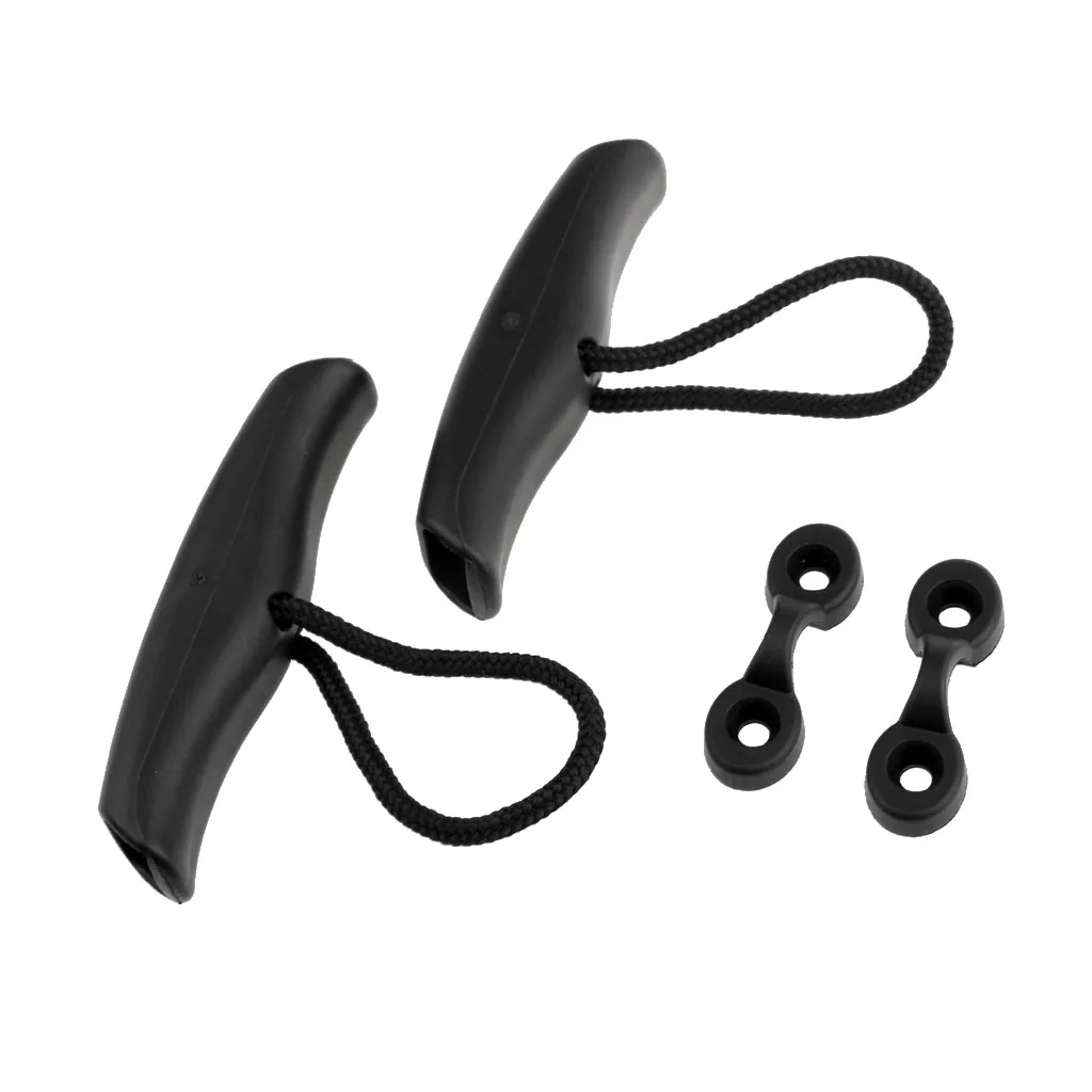 

2x Kayak Pull Handle Carry Handle Cord For Canoe Fishing Boat Rubber Dinghy
