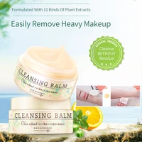 hanajirushi okra extract cleansing balm makeup balm remove heavy makeup cleanser cleanse without residue cleansing cream 70g