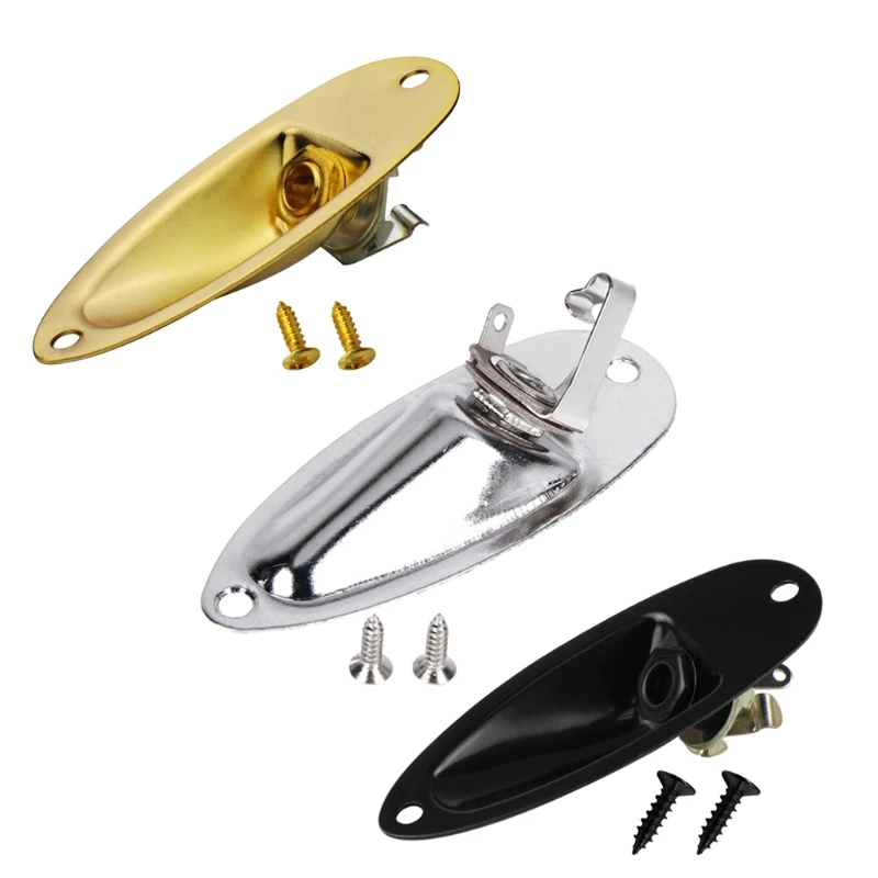 Джек для электрогитары разъем накладка 6 35 мм Лодка Стиль Аксессуары гитары