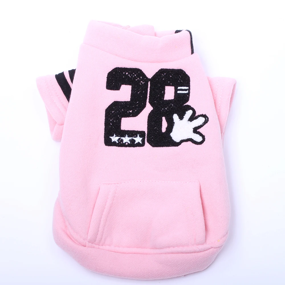 Куртка с капюшоном для собак и кошек свитер питомцев куртка щенков осенне зимняя