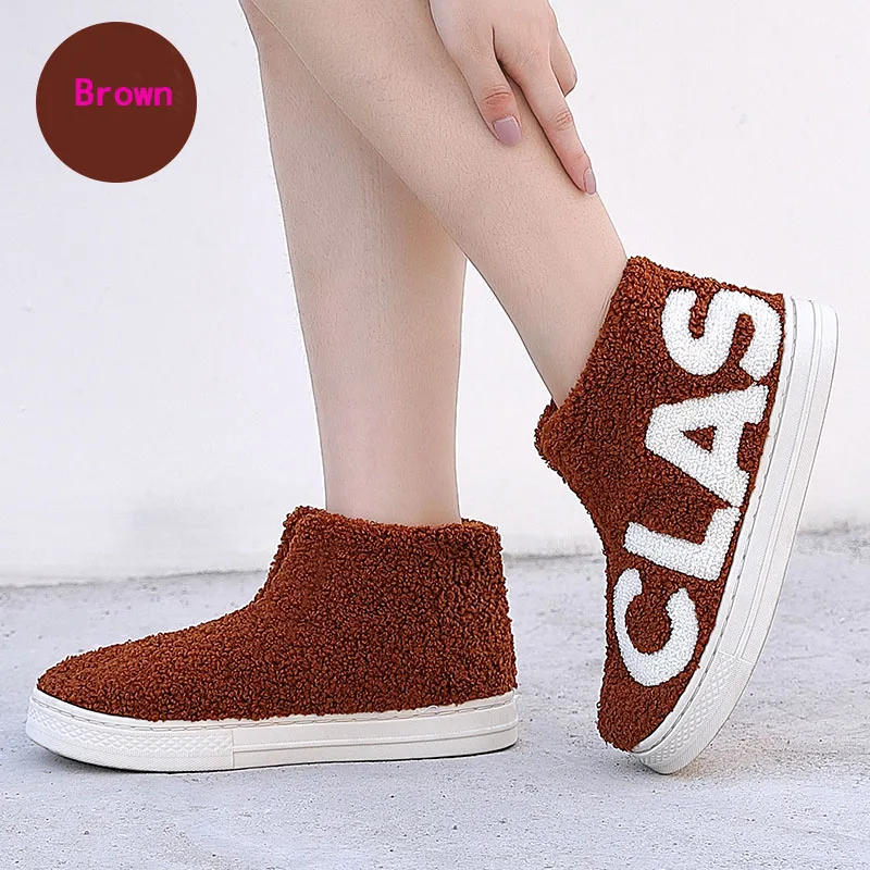 Белые кроссовки на массивном каблуке женская зимняя обувь для бега Женские