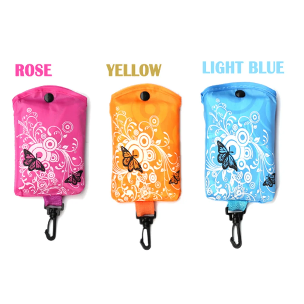 Карманная Сумка бабочка для покупок экологически чистая складная сумка на плечо