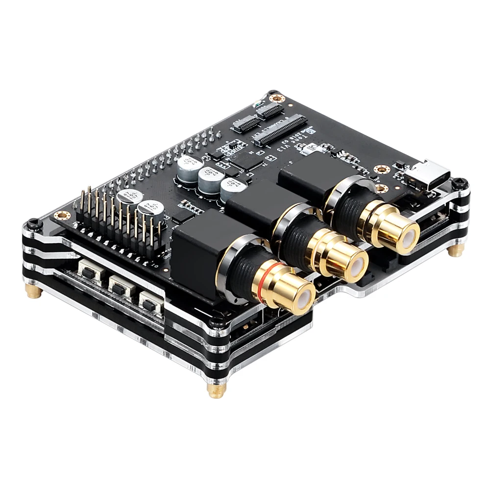 Khadas Tone Board ES9038Q2M USB DAC плата разработки аудио высокого разрешения с XMOS XU208-128-QF48 |