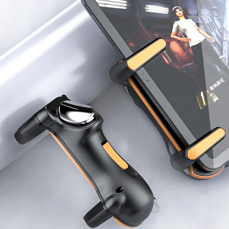 

Six Finger Ipad PUBG Controller Capacitance Adjustable Mobile Game Trigger L1R1 Button Gamepad Joystick Grip Tablet Accessories