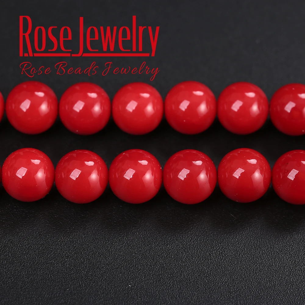 Красный термообработанный Австралийское Южно-морское жемчужное порошок круглые бусины 4 6 8 10 12 мм размер для самостоятельного изготовления ювелирных изделий браслет
