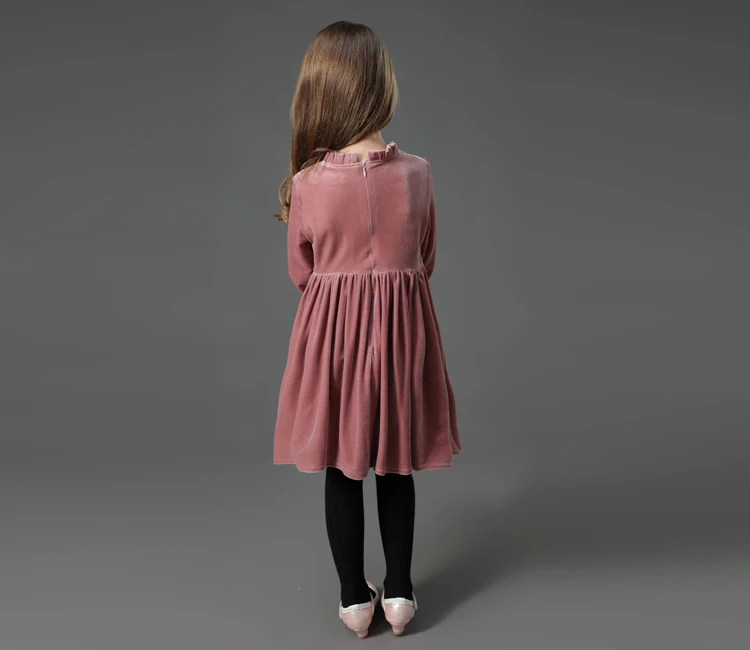 Abito da sera per ragaza adolescente 3-12 anni abito da Natale abito Going per bambini autunno nuva versione coreana dell