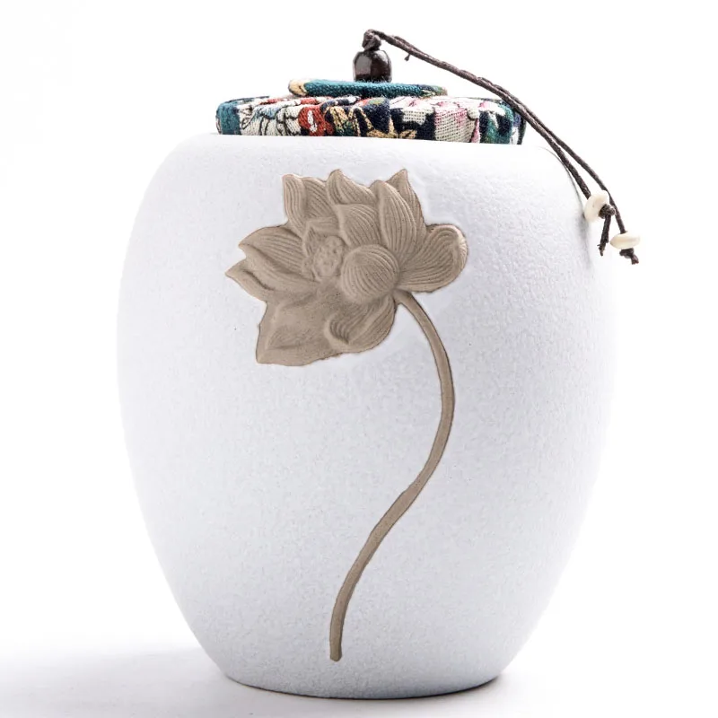 

Chinese Portable Tea Box Handmade Ceramic Storage Organizer Travel Weed Smell Proof Tea Box Caja Para Te Home Teaware DB60YG