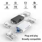 Все в 1 Тип C устройство для чтения карт памяти Micro SD кард-ридер Micro USB адаптер для ноутбука Macbook для Huawei Xiaomi Android телефон для планшетных ПК
