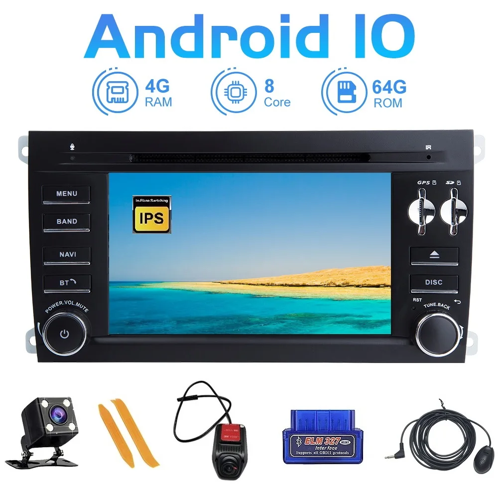 Автомобильный мультимедийный плеер ZLTOOPAI проигрыватель для Porsche Cayenne Android 10 0 GPS