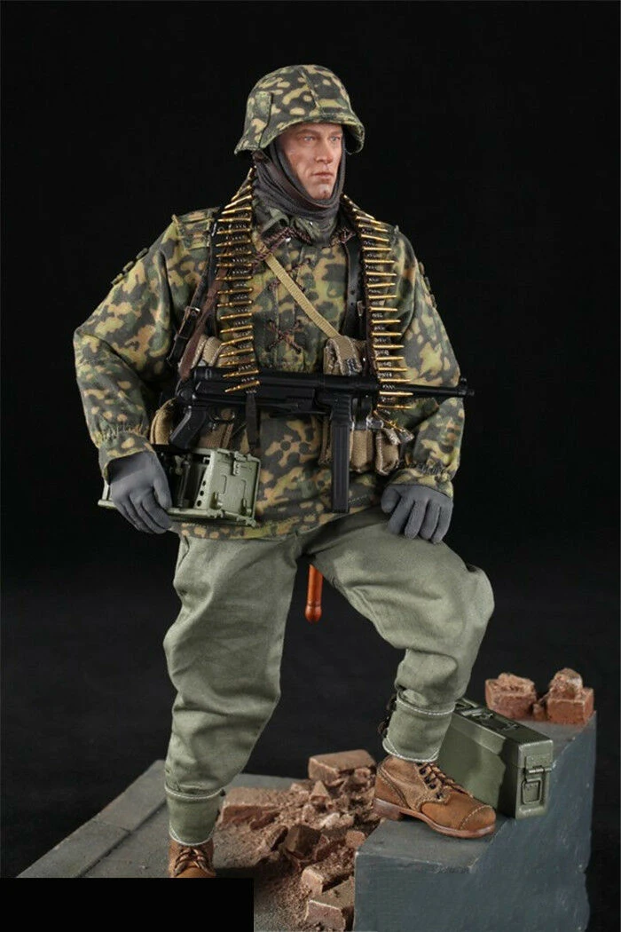 DID 1/6 полный набор второй мировой войны немецкий D80125 3RD SS танковая дивизия MG34 Gunner Solider фигурка модель для фанатов