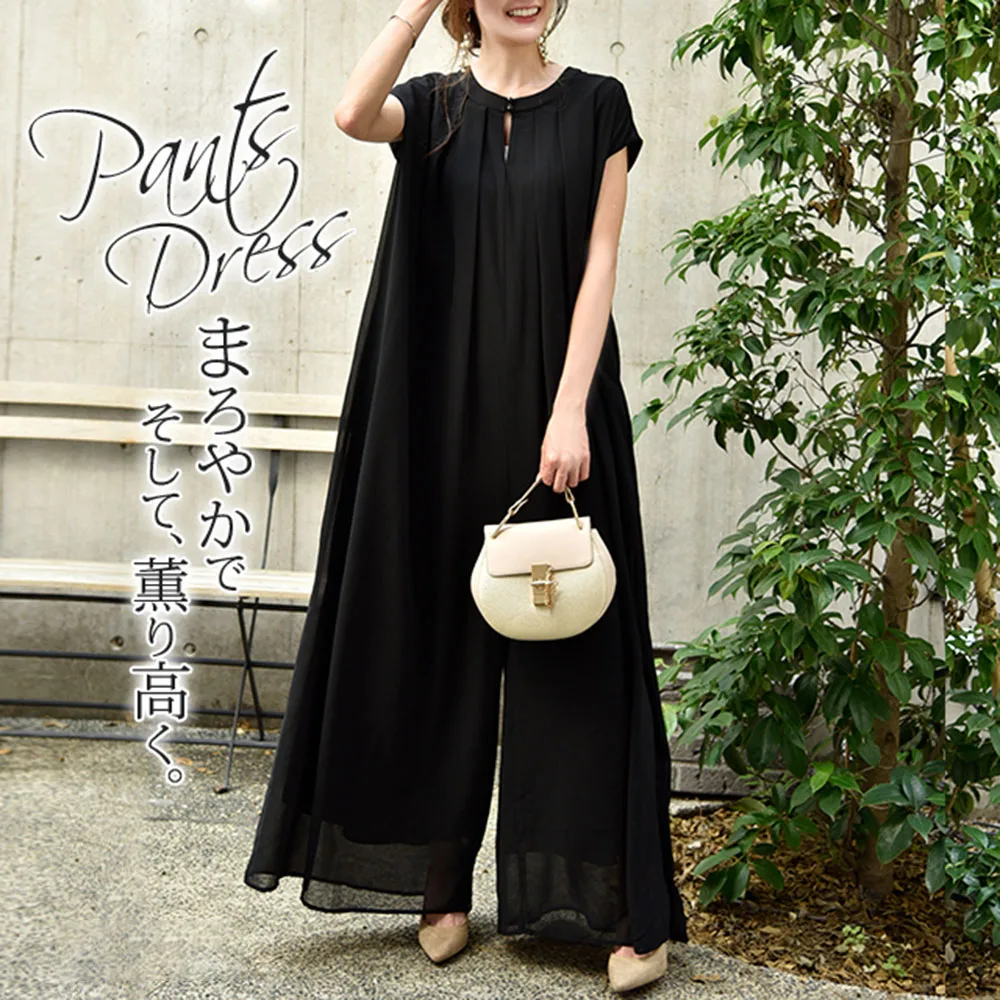 

Комбинезон 2021 новый стиль с широкими штанинами сетчатый прозрачный повседневный костюм со средней талией весенне-летний неэластичный прос...