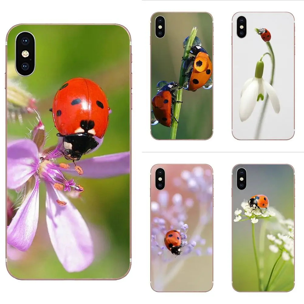 Стильные божьи коровки для Xiaomi Redmi Mi 4 7A 9T K20 CC9 CC9e Note 7 9 Y3 SE Pro Prime Go Play мягкие чехлы