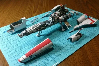 Звездные войны mark2 VIPER истребитель BATTELSTAR галактика в 1980 сверхтонкая бумажная модель DIY игрушка