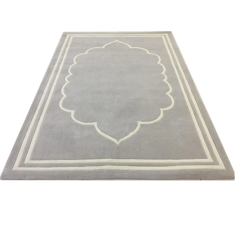 

Большой толстый мягкий ковер, серый простой европейский акриловый ковер, ковер для гостиной, спальни, современный ковер для домашнего декор...