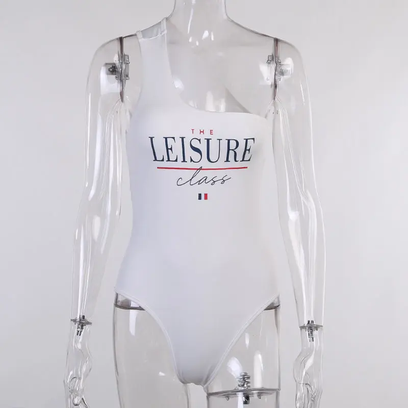 

Summer Women Sexy Slim Bodysuit White Romper String Sexy Sleeveless Tank Top Bodysuit 2021 New