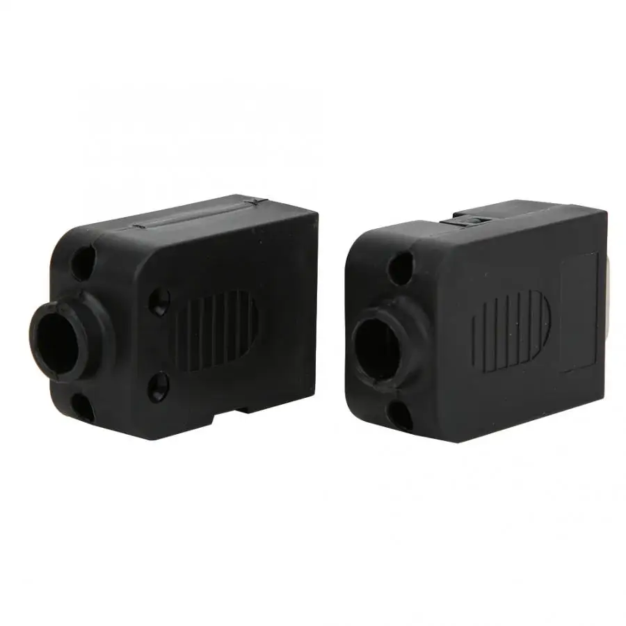 2 шт. штырьковые контакты DB9 разъем модуль сигнала в черной оболочке|Соединители| |