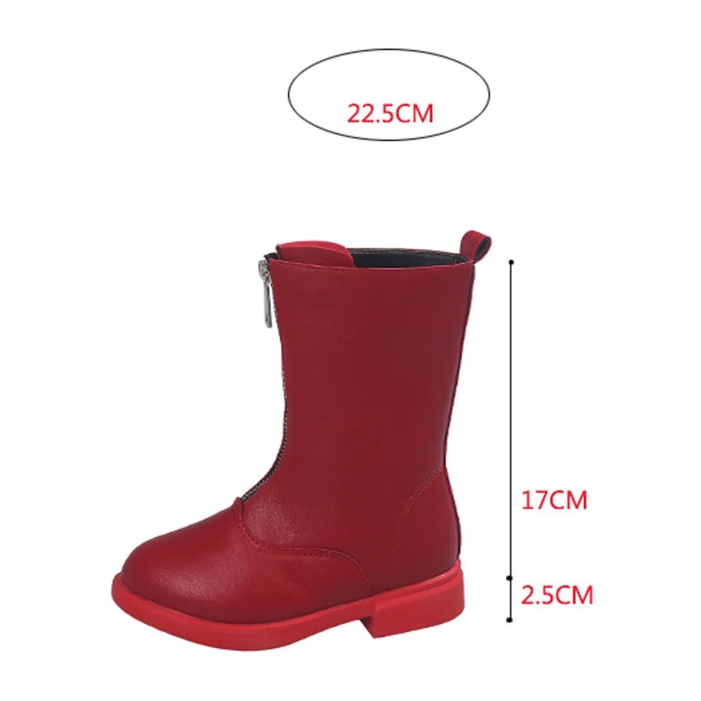 Детские ботинки обувь для маленьких девочек модная принцессы из искусственной